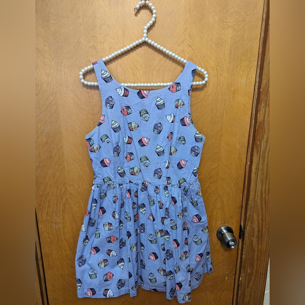 The Other Sparrows Retro Babydoll Cupcake Dress